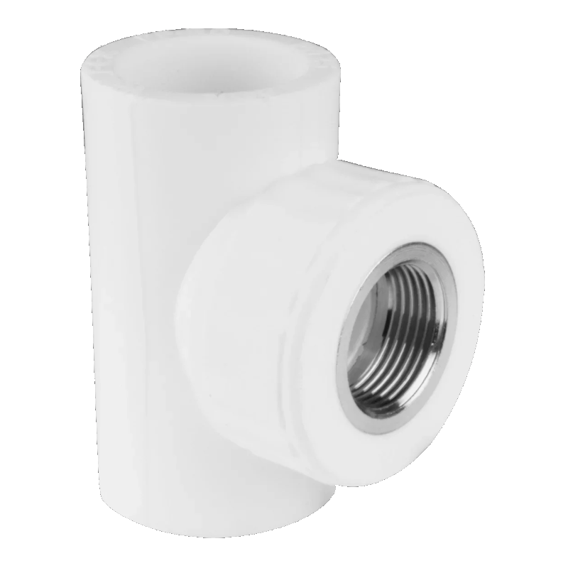 Тройник PP-R комбинированный белый ВР Дн 20х3/4" VALFEX 10127120